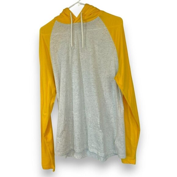 Old Navy Hooded Sweatshirt Lightweight Long Sleeve Colorblock Women's Large Tall - Picture 1 of 9